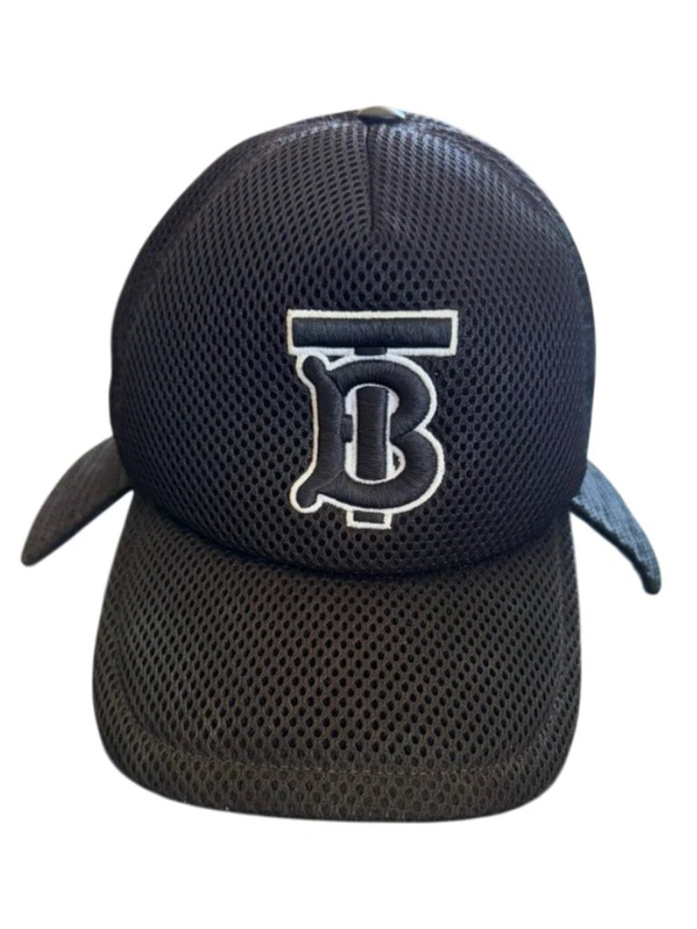 Burberry Monogram Motif Reconstructed Baseball Cap Sz M